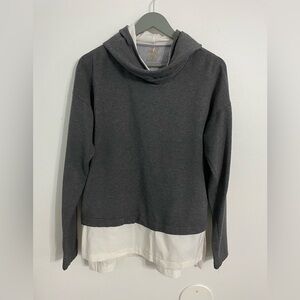 Cala by Carrie Underwood Effortless mixed media hoodie size Medium NWOT